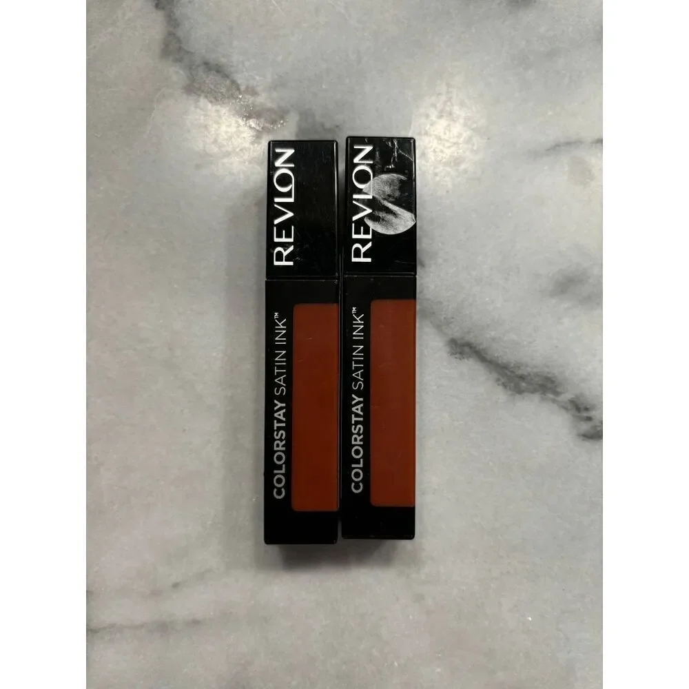 Revlon Colorstay Satin Ink Liquid Lipsticks 013 Holy Pumpkin Lot of 2